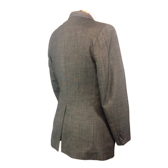 Farah Clothing grey jacket blazer plaid Size 40R - Picture 6 of 9